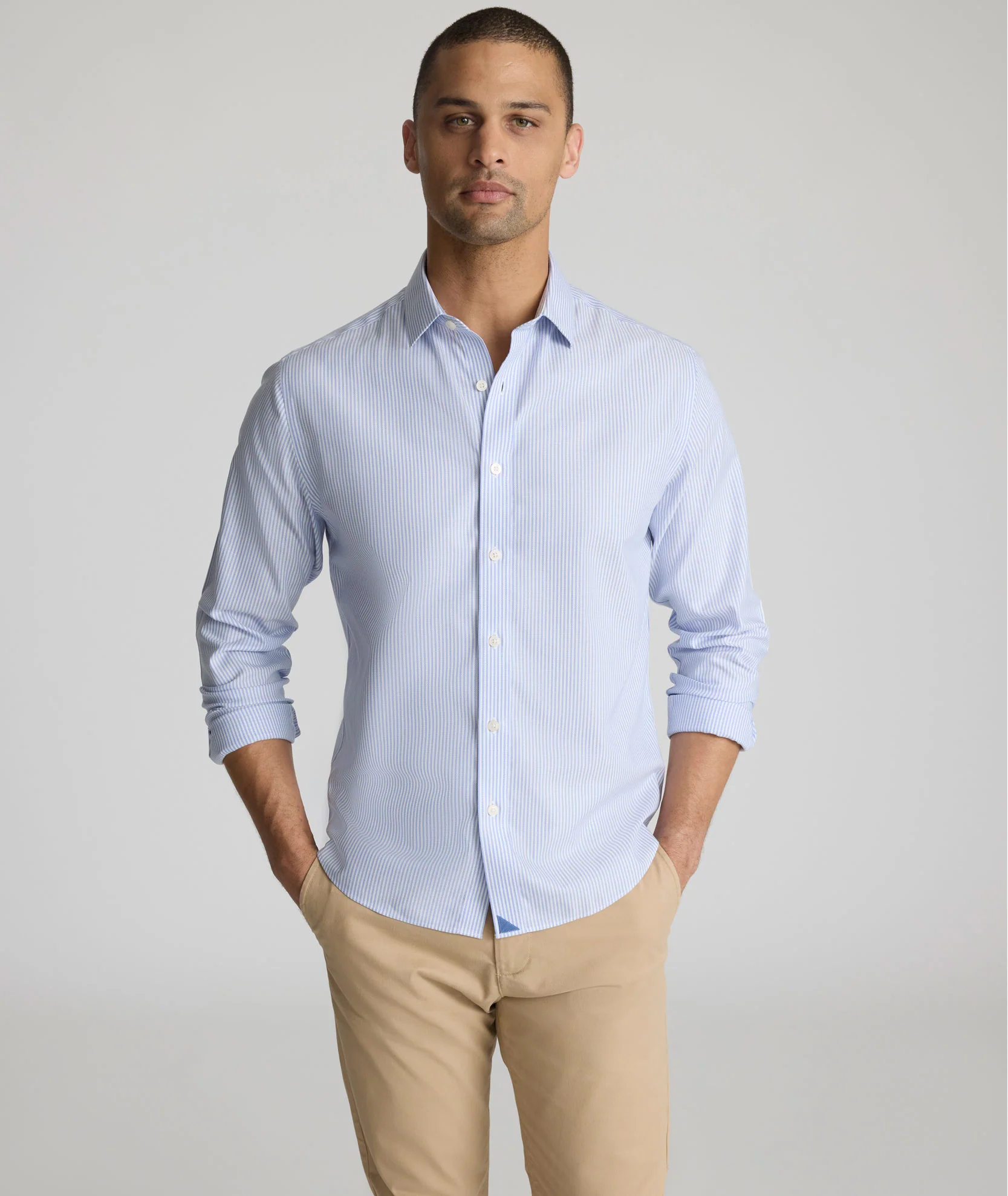 Wrinkle-Free Stretch Cotton Arden Shirt - Image 3