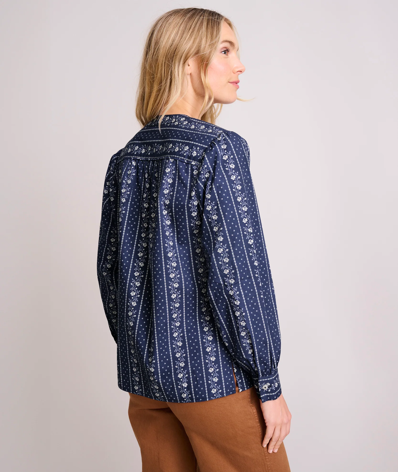 Stretch Cotton Bandana Print Cerie Shirt - Image 3