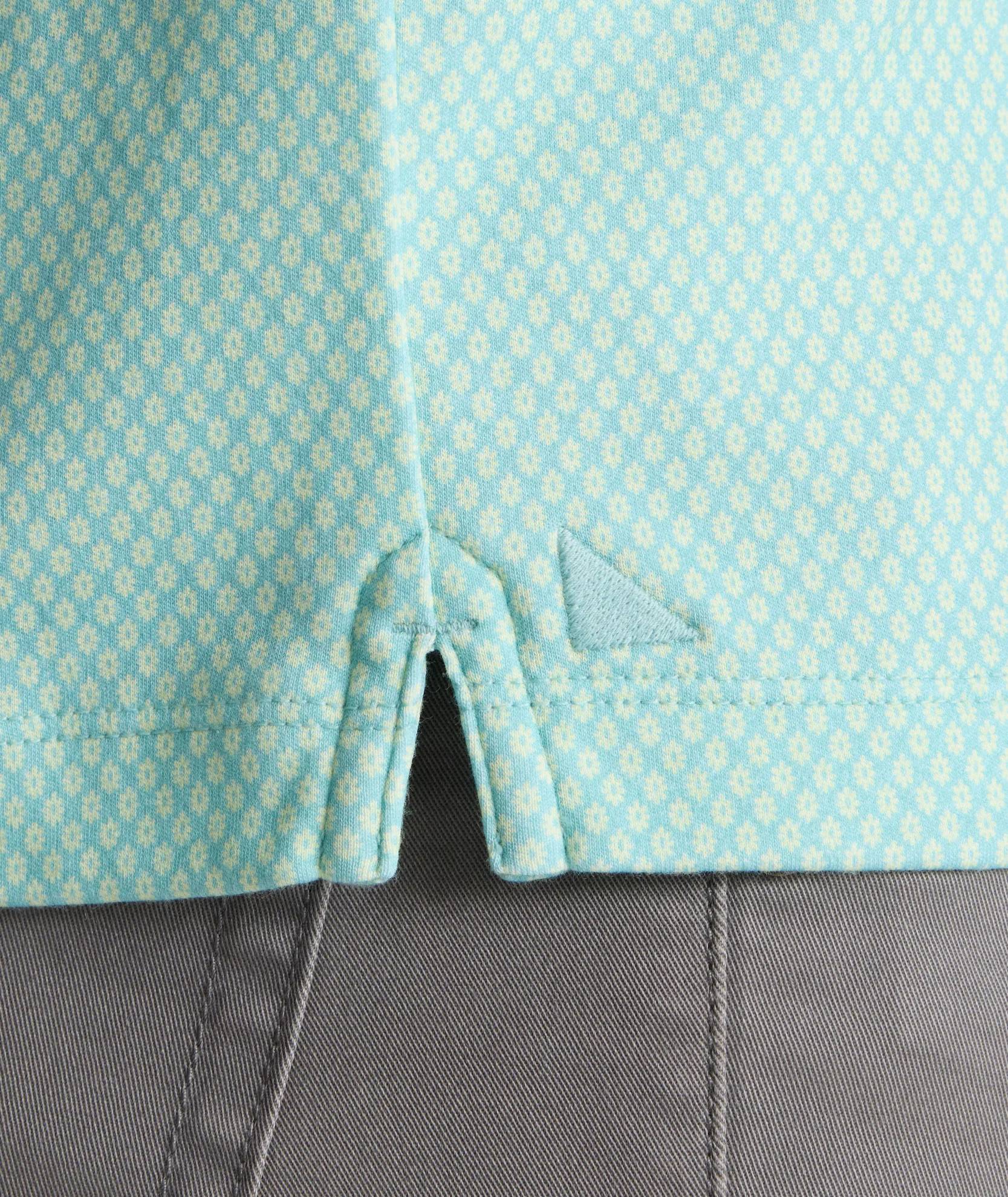 Wrinkle-Free Printed Damaschino Polo - FINAL SALE - Image 5