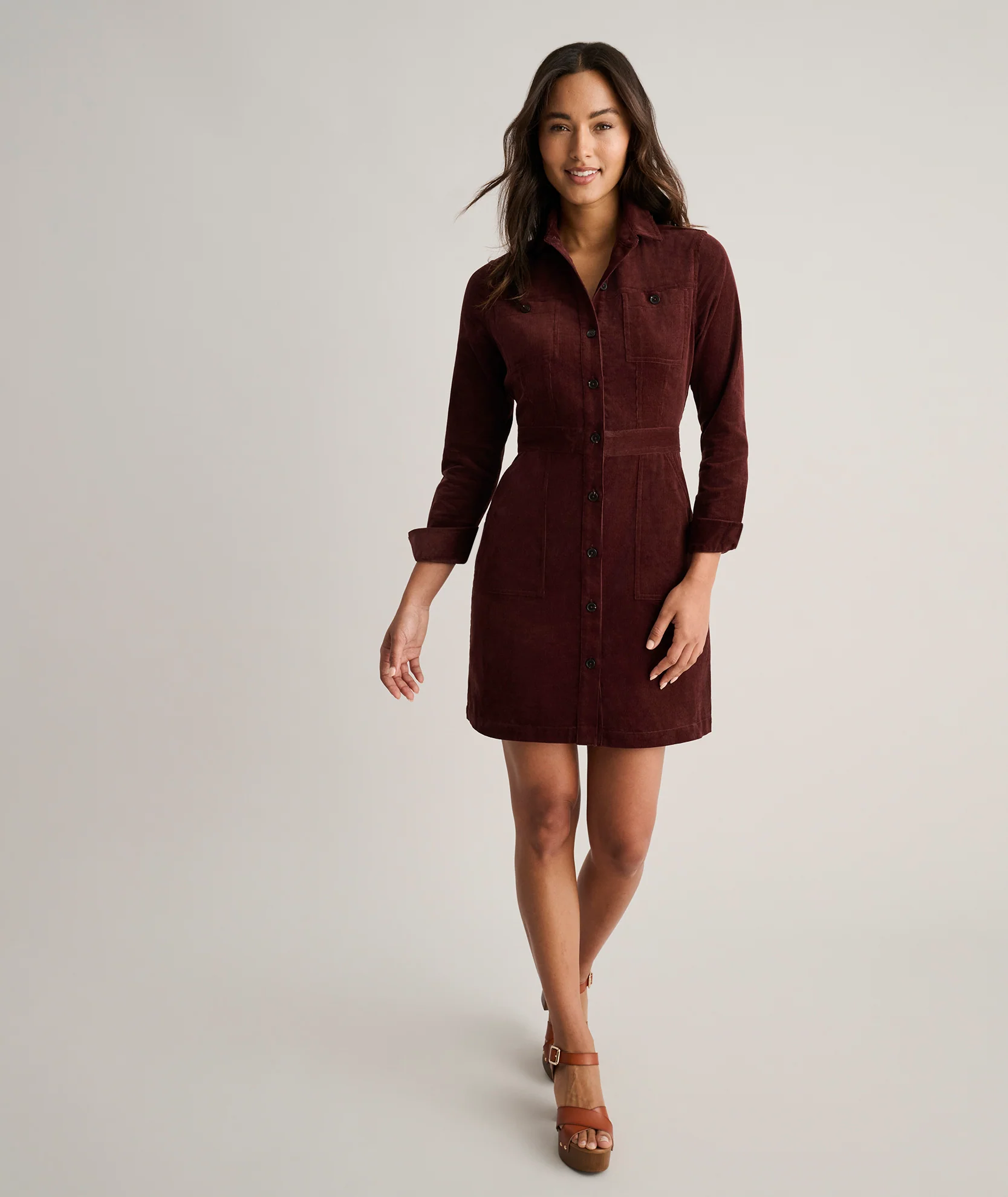 Corduroy Cora Shirt Dress - FINAL SALE - Image 3