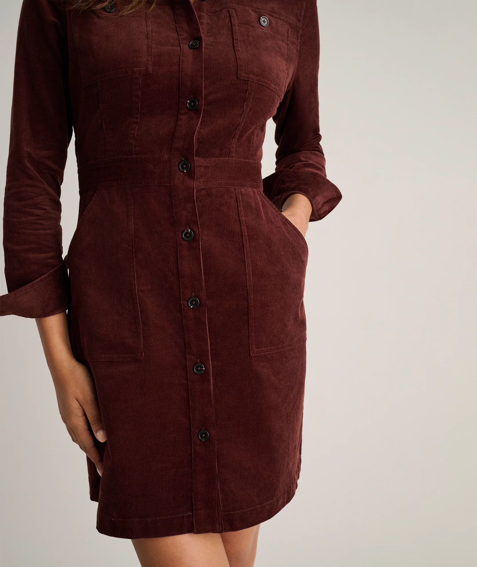 Corduroy Cora Shirt Dress - FINAL SALE - Image 5