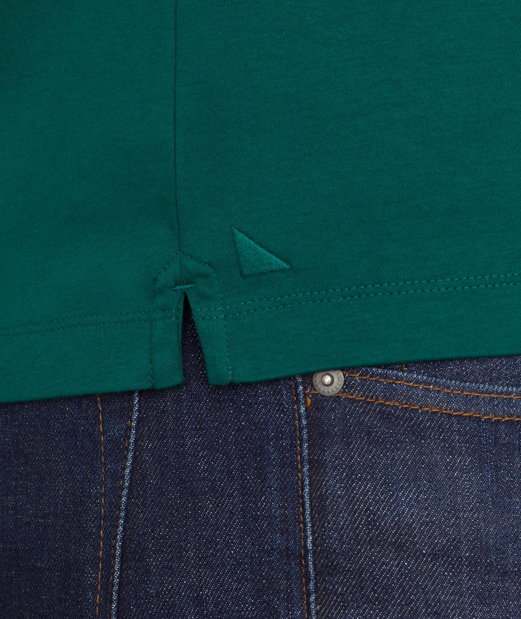 Wrinkle-Free Long-Sleeve Damaschino Polo - FINAL SALE - Image 3