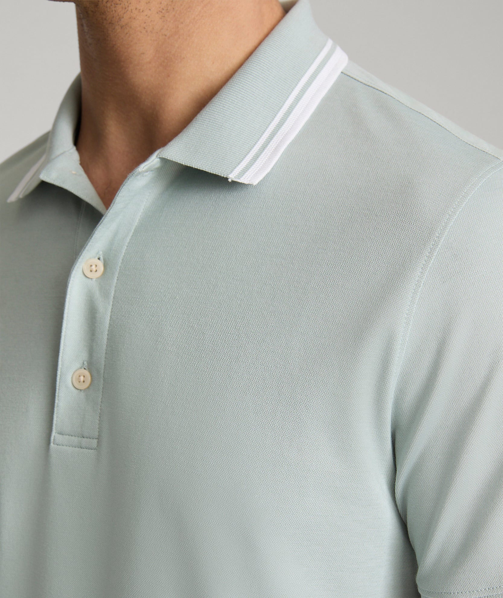 Tipped Performance Polo - FINAL SALE - Image 3