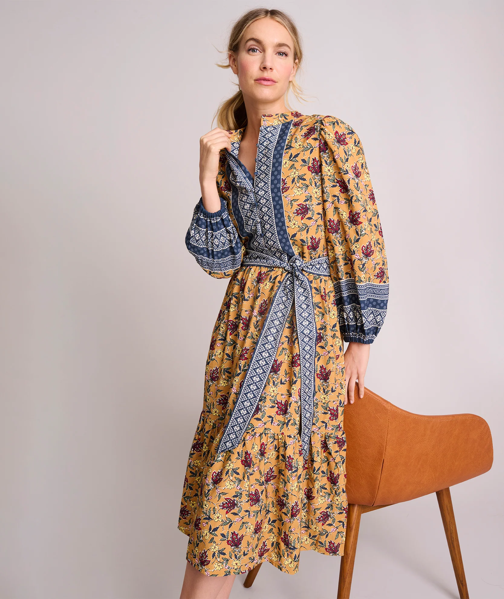 Printed Flora Dress - Image 4