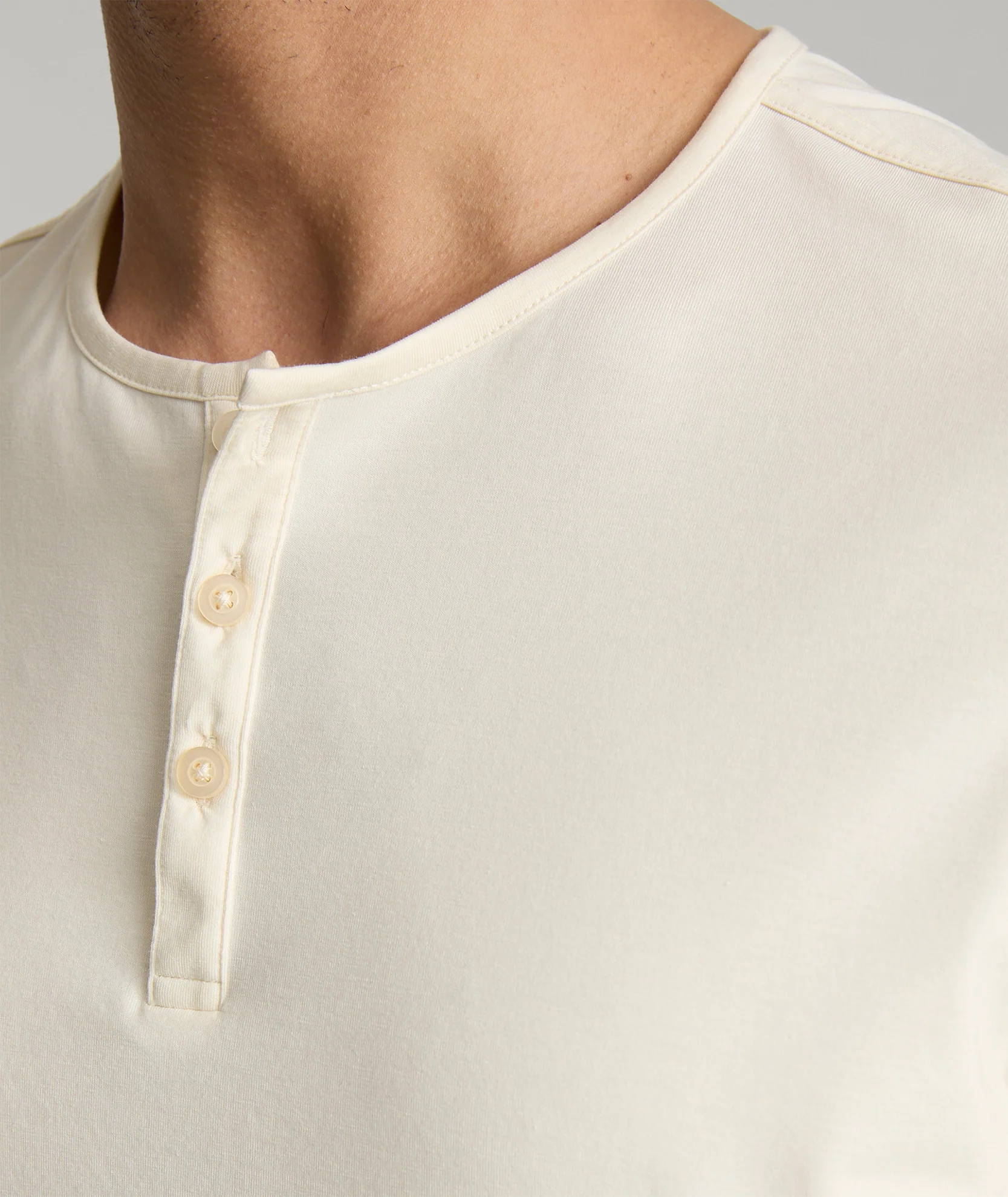 EcoSoft™ Short-Sleeve Henley - Image 3
