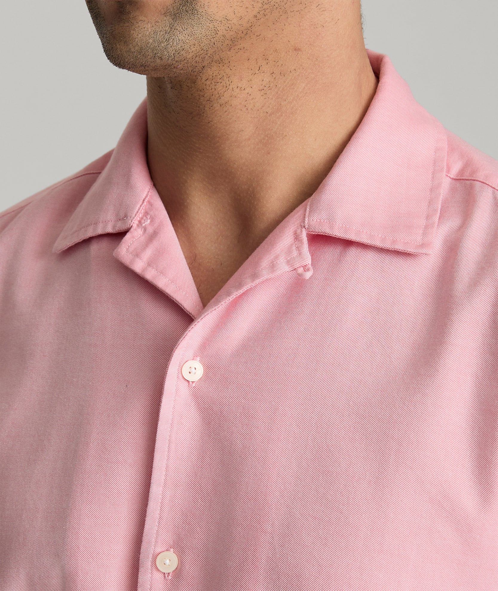 Cotton-Blend Short-Sleeve Hughes Shirt - FINAL SALE - Image 3