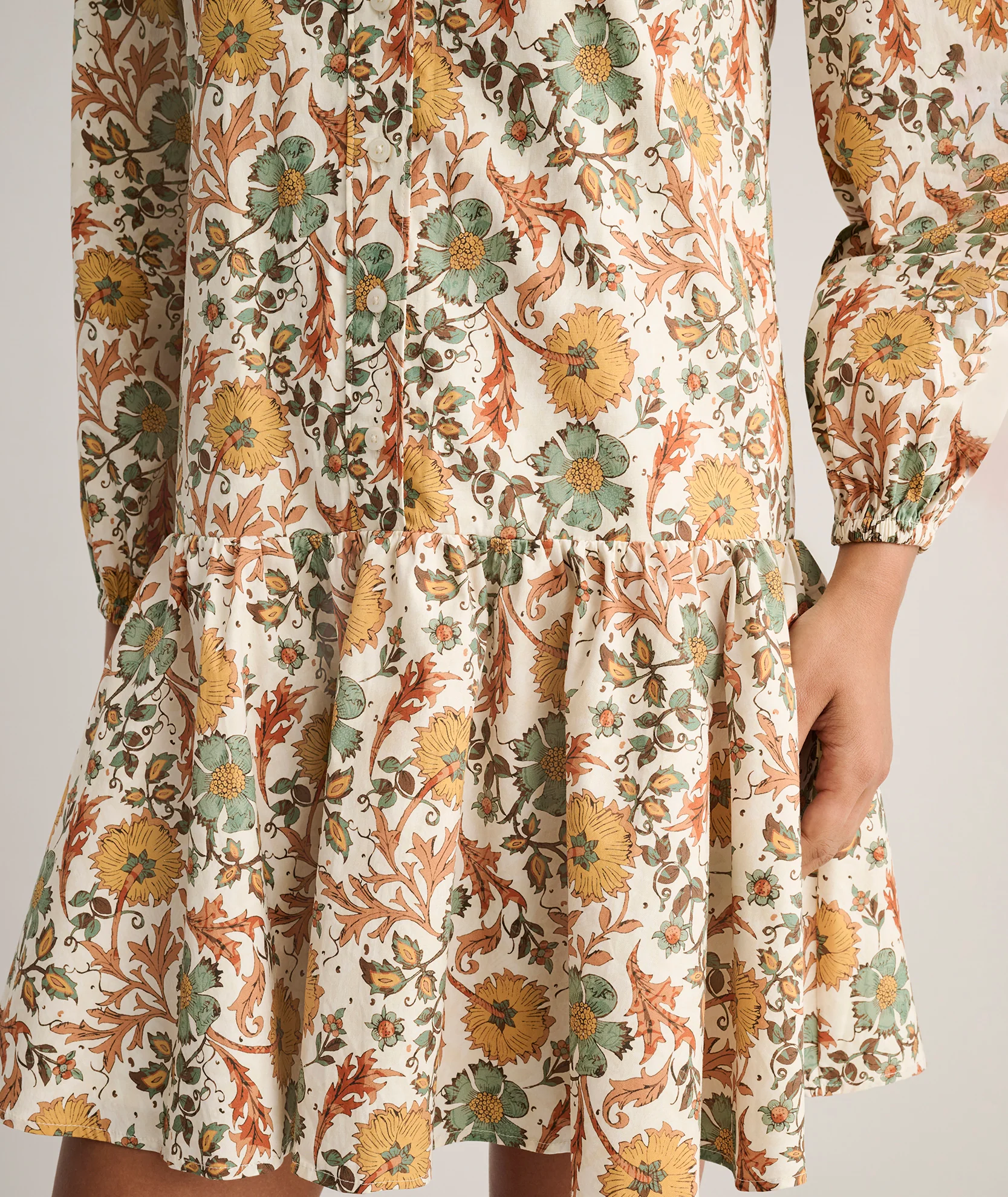 Cotton A-Line Maren Shirt Dress - Image 5