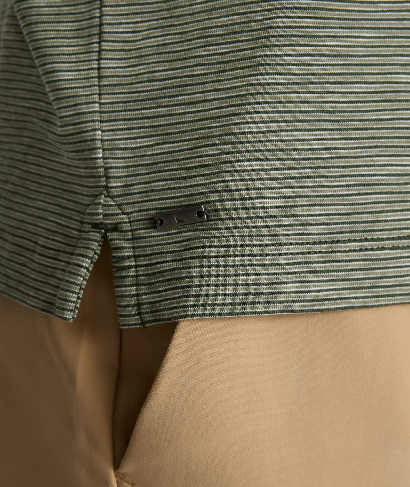 Jersey Slub Long-Sleeve Polo - FINAL SALE - Image 3