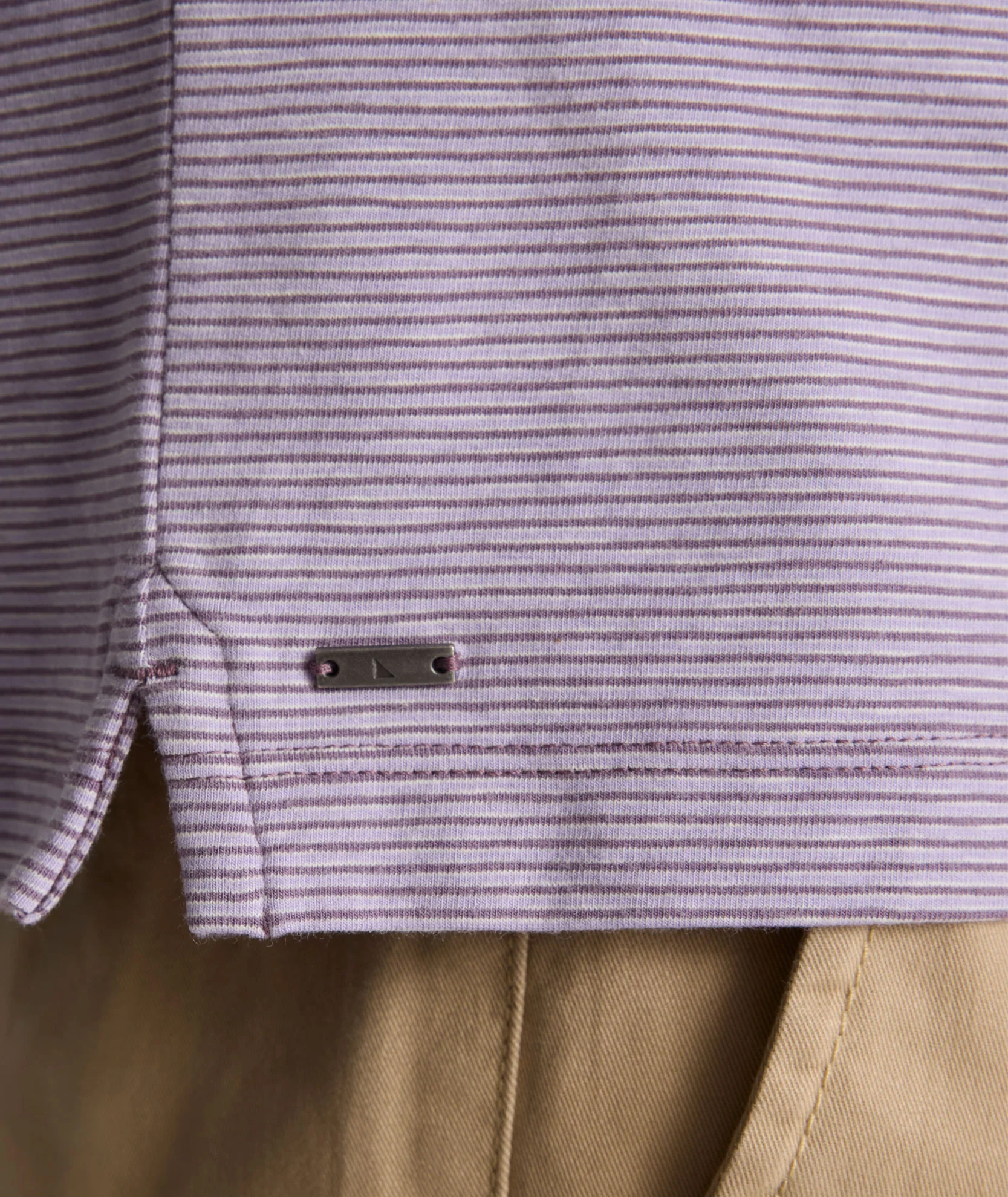 Jersey Slub Long-Sleeve Polo - FINAL SALE - Image 4