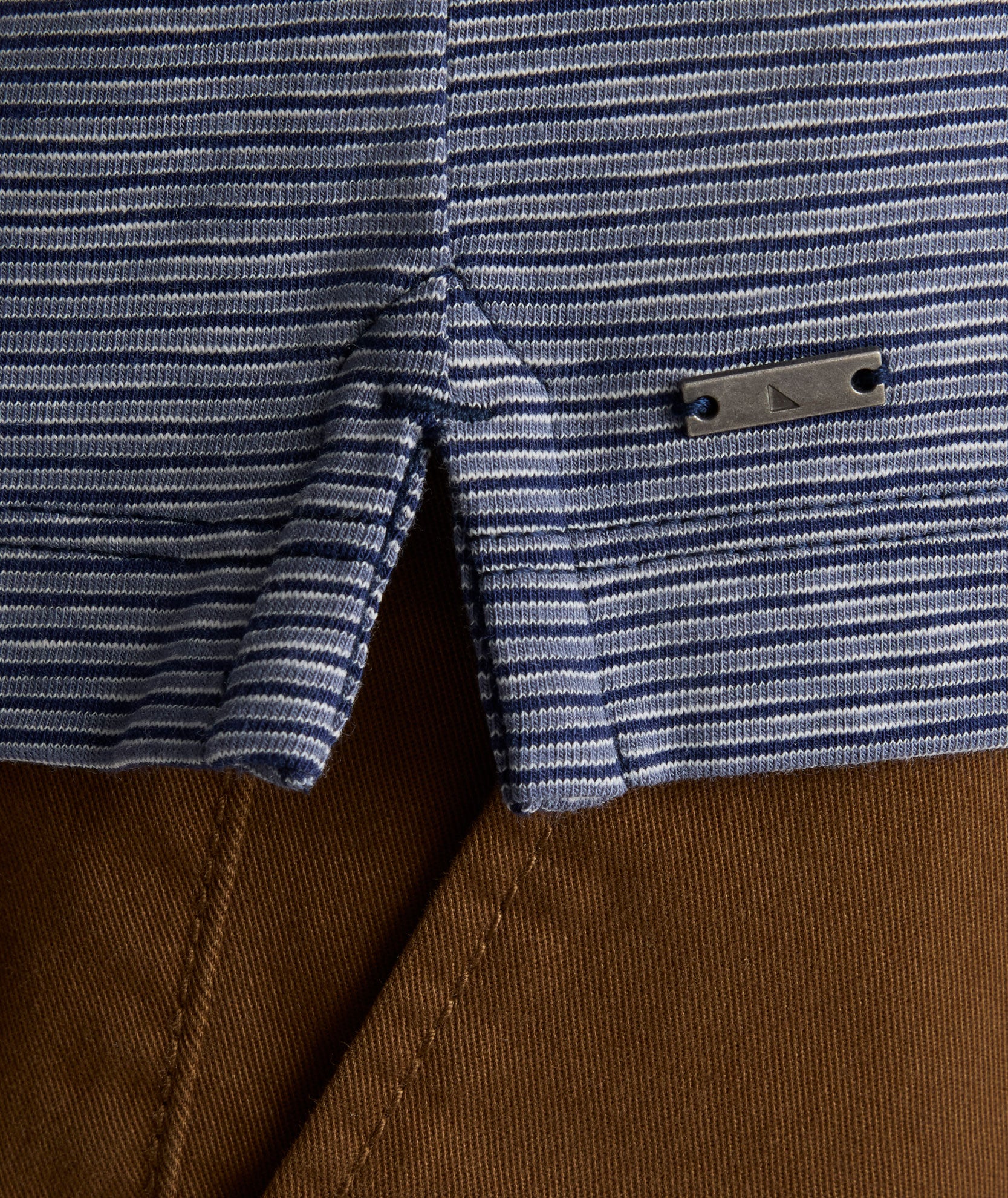 Jersey Slub Long-Sleeve Polo - FINAL SALE - Image 4