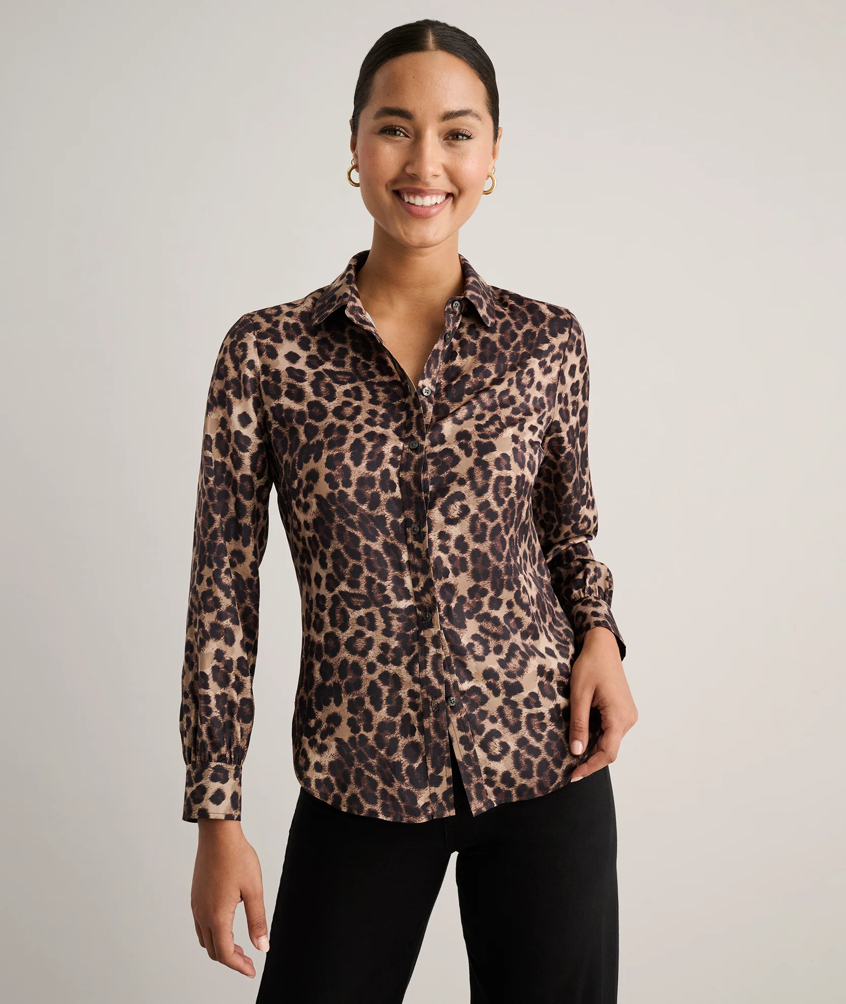 Leopard Print Odette Shirt - Image 3