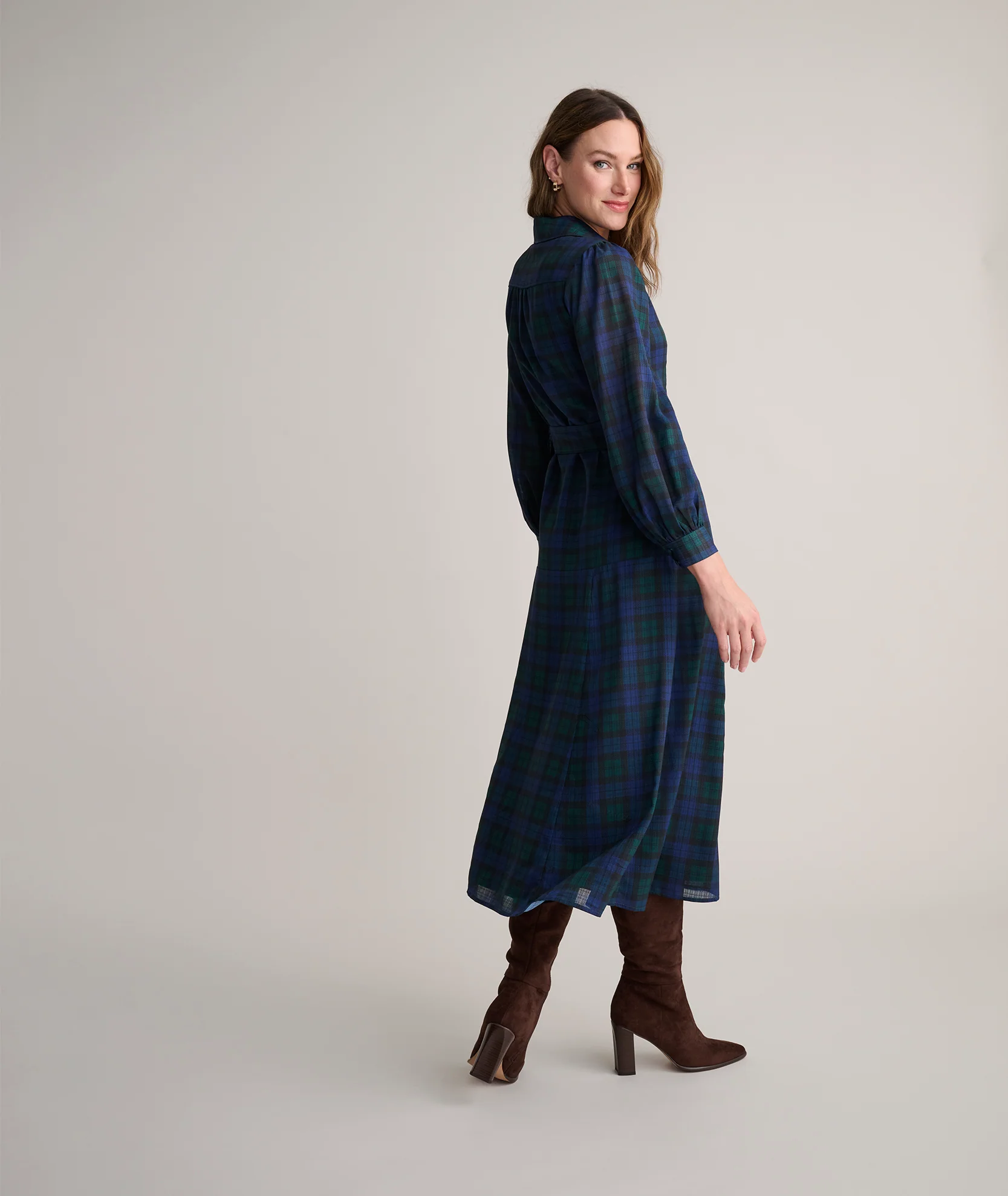 Blackwatch Plaid Paige Dress - FINAL SALE - Image 5