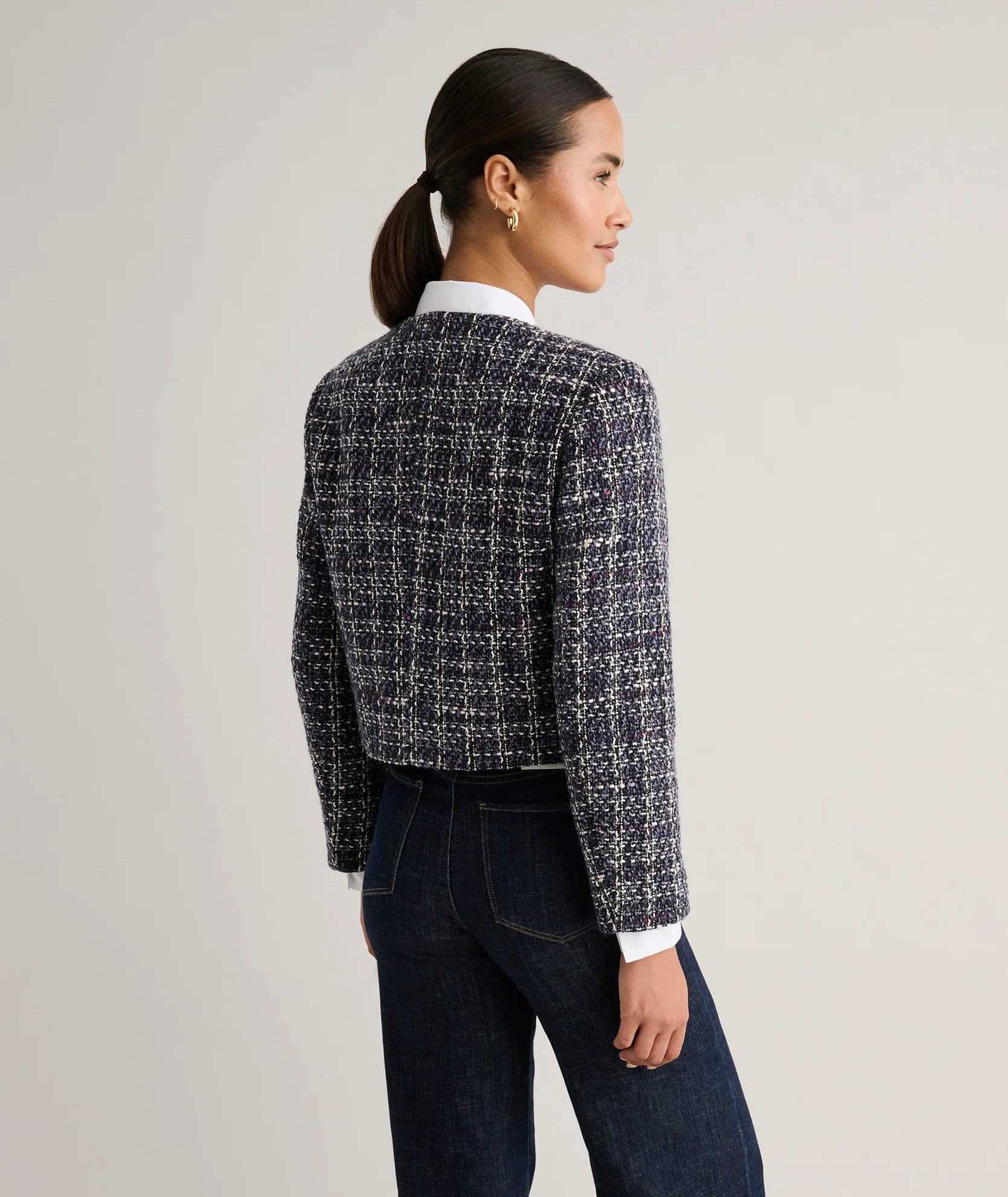 Tweed Cropped Shay Jacket - Image 6