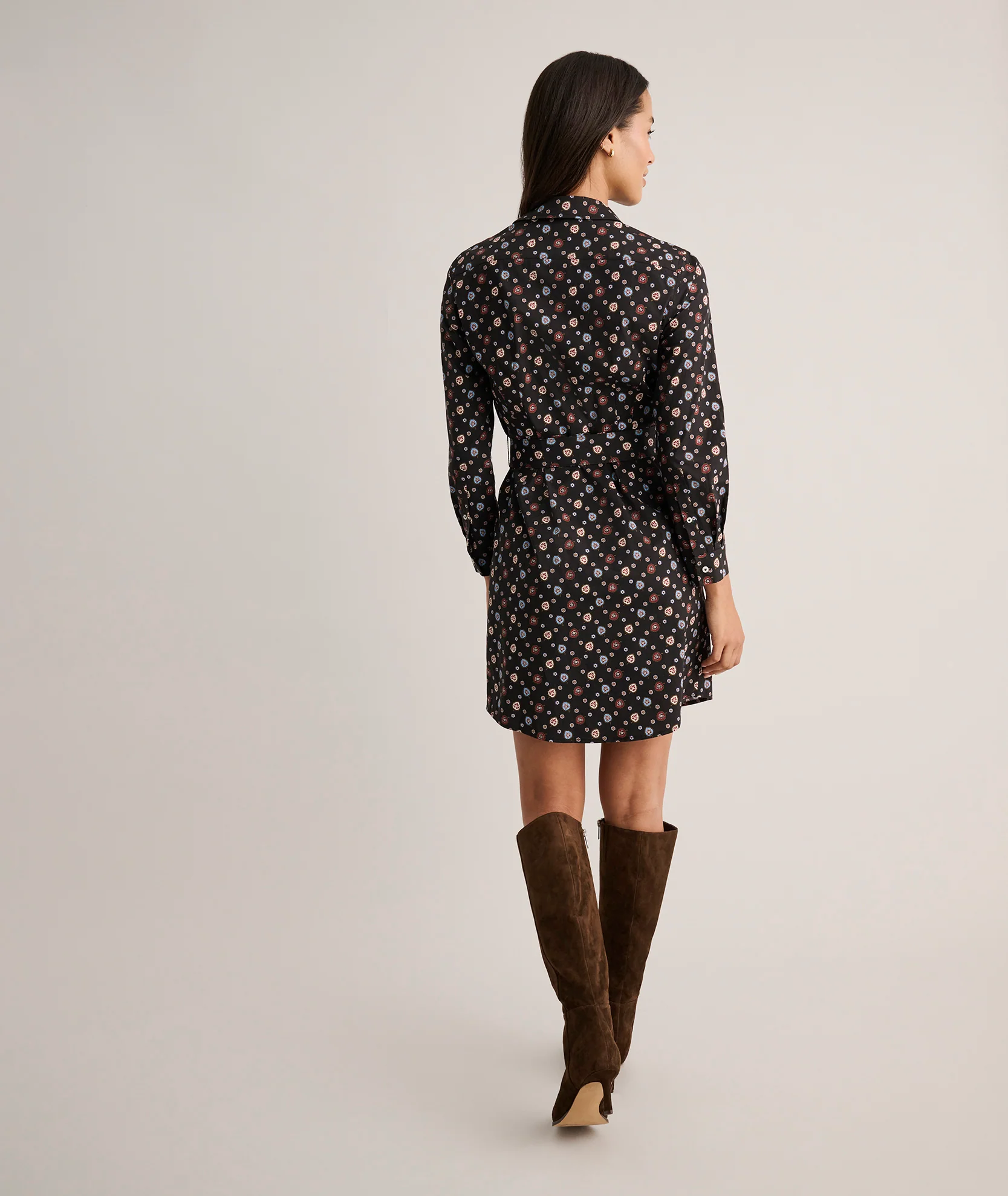 Stretch Cotton Sydney Shirt Dress - Image 4