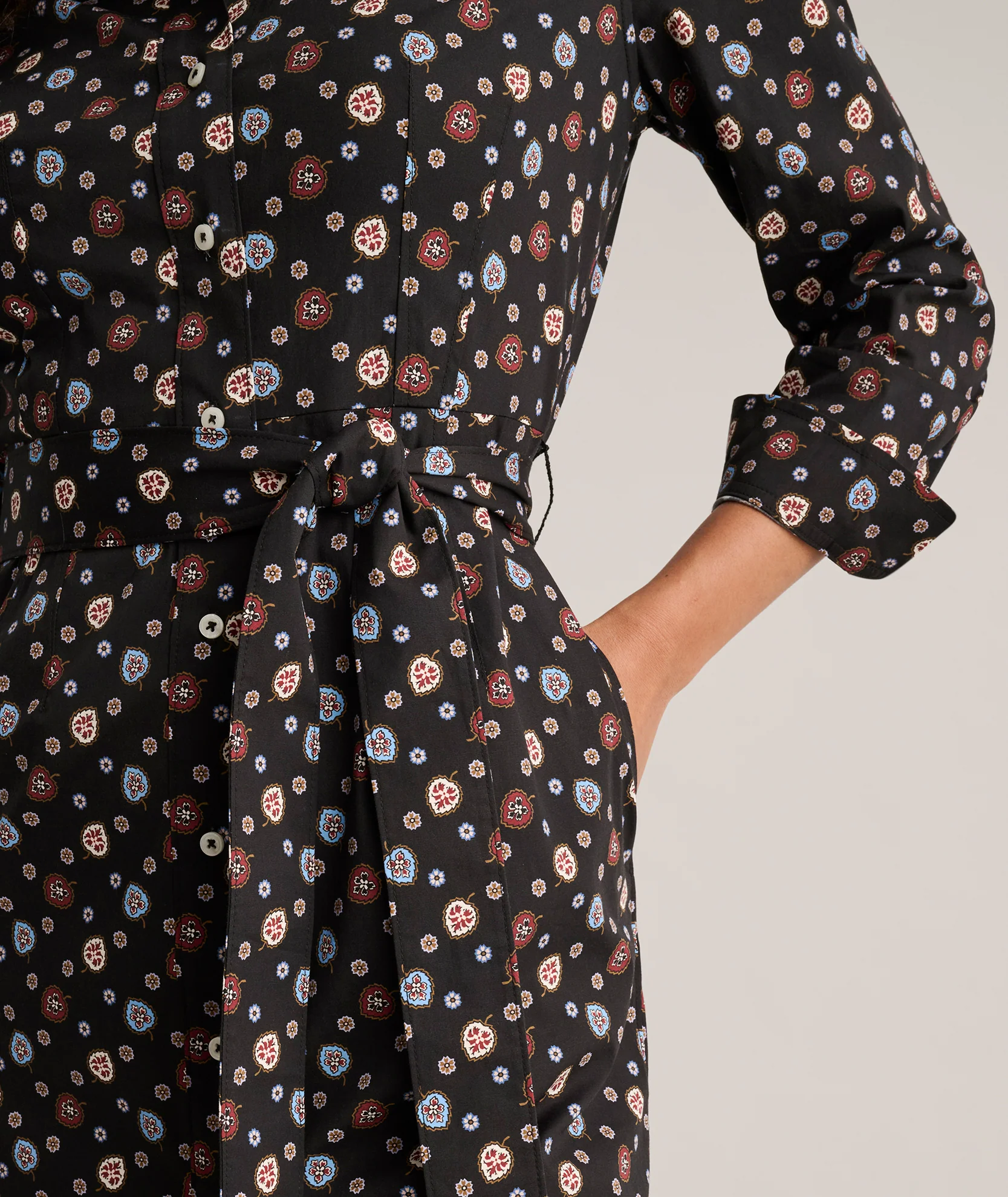 Stretch Cotton Sydney Shirt Dress - Image 5