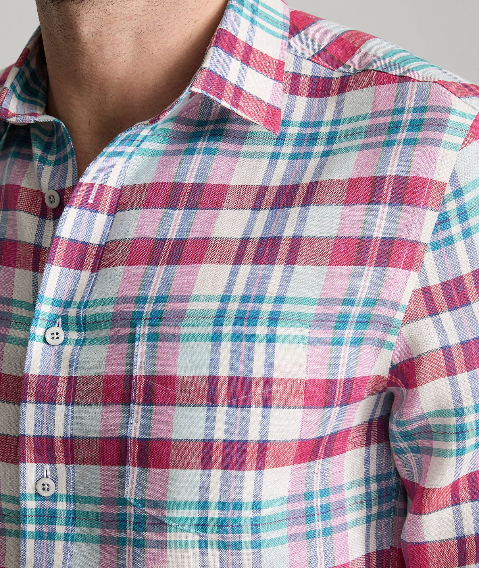 Wrinkle-Resistant Linen Wallace Shirt - FINAL SALE - Image 3
